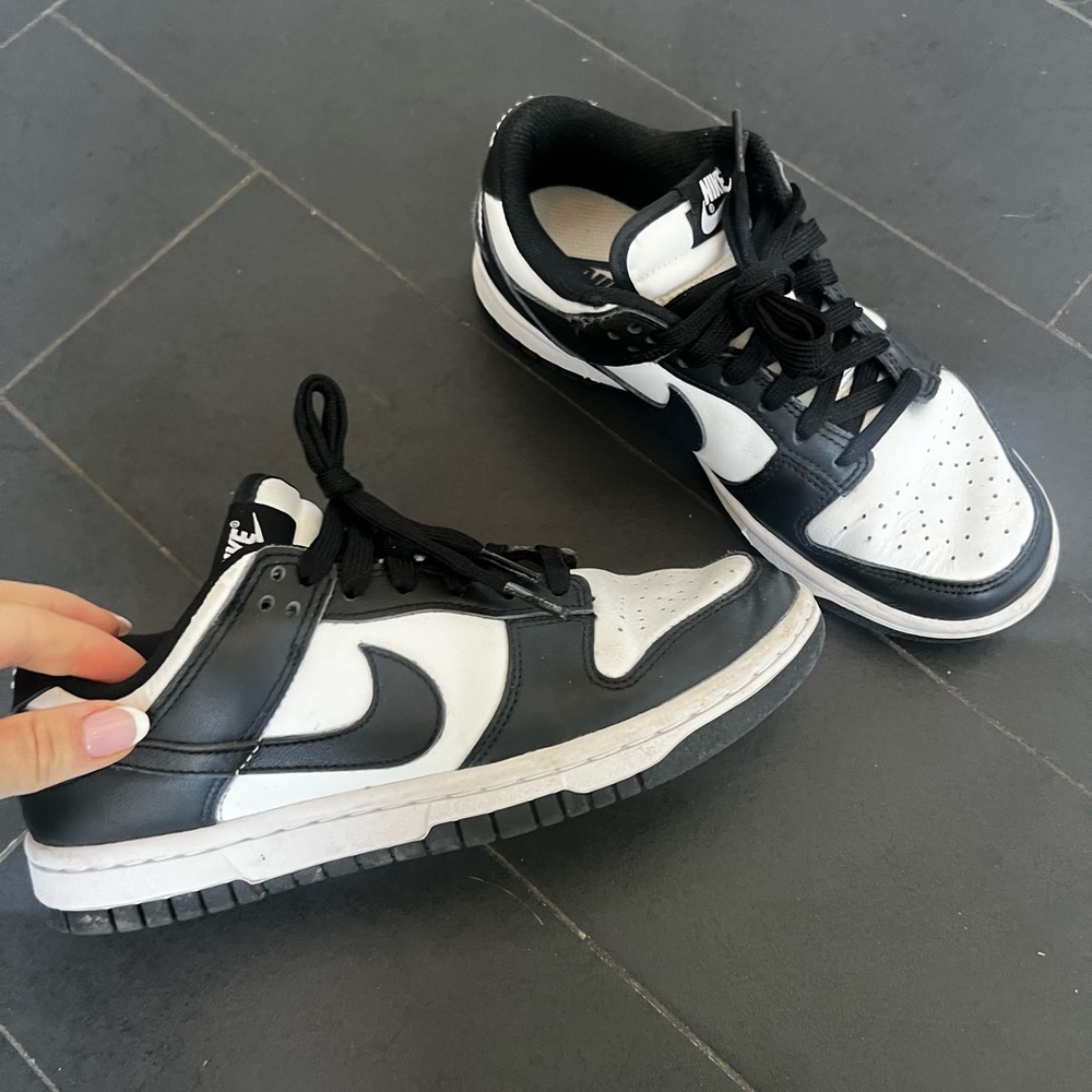 Nike Black and White Low-Top Sneakers